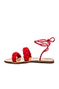 view 5 of 6 Talya Sandal in Red