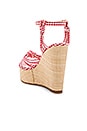 view 3 of 5 Gina Wedge in Red