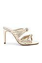 view 1 of 6 MULES À TALON CONQUEST in Pale Gold