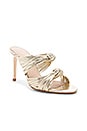 view 2 of 6 MULES À TALON CONQUEST in Pale Gold