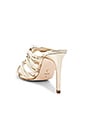 view 3 of 6 MULES À TALON CONQUEST in Pale Gold