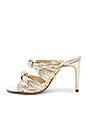 view 5 of 6 MULES À TALON CONQUEST in Pale Gold