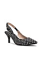 view 2 of 5 ZAPATOS DE SALÓN CON TALÓN DESCUBIERTO TAFFY in Black & White