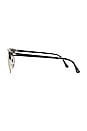 view 3 of 3 Clubmaster Sunglasses in Black & Grey