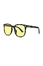 view 2 of 3 Sunglasses in Black & Yellow
