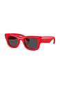 view 2 of 6 x A$ap Rocky Wayfarer Puffer in Red