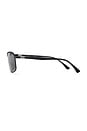 view 3 of 3 RB3671CH Chromance Sunglasses in Black On Black & Mirror Silver