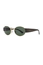 view 2 of 3 Sunglasses in Gold & Green