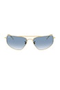 view 1 of 3 Sunglasses in Gold