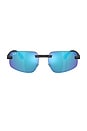 view 1 of 3 Irregular Sunglasses in Blue