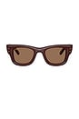 view 1 of 3 GAFAS DE SOL WAYFARER in Maroon