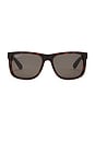 view 1 of 3 Justin Polarized Square Sunglasses in Black