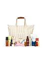 view 1 of 4 SAC DE BEAUTÉ SUMMER in Monaco Natural Stripe