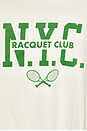 view 3 of 4 NYC Racquet Club Tee in Antique White