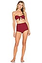 view 4 of 4 Funnel Bikini Top in Wine
