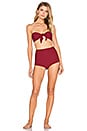 view 4 of 4 Keena Bikini Bottom in Wine
