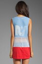 view 2 of 4 Malibu Randy Cut Off Tank in Cornflower