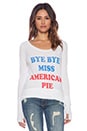 view 1 of 4 T-SHIRT BYE BYE MISS AMERICAN PIE in White