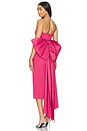 view 1 of 3 Anais Bow Midi Dress in Rose Pink