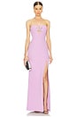 view 1 of 4 Chantara Halter Gown in Lilac