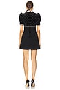 view 3 of 4 Giovanna Short Sleeve Mini Dress in Black