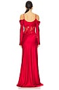 view 3 of 4 Rubia Gown in Lipstick Red