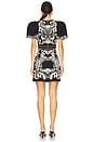 view 3 of 3 Azera Puff Sleeve Mini Dress in Black
