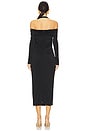 view 3 of 3 Domenica Halter Midi Dress in Black