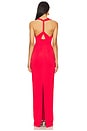 view 3 of 3 Carmine Halter Maxi Dress in Red