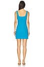 view 3 of 3 Skyla Button Mini Dress in Bright Blue
