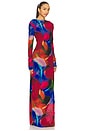 view 3 of 4 Cabaret Roses Maxi Dress in Print