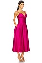 view 2 of 3 Saskia Midi Dress in Hot Pink