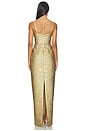 view 3 of 4 Solana Gown in Gold