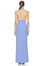 view 3 of 4 Harlynn Halter Gown in Powder Blue