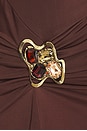 view 4 of 4 MAXIVESTIDO HAZINE in Chocolate