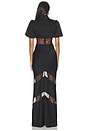 view 3 of 4 VESTIDO LARGO NOIRE  in Black