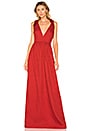 view 1 of 3 Harlow Tie Gown in Red