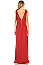 view 3 of 3 Harlow Tie Gown in Red