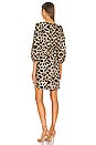 view 3 of 3 Acacia Long Sleeve Mini Dress in Giraffe Print