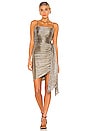 view 1 of 4 Rivero Mini Dress in Gold