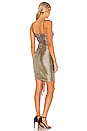 view 3 of 4 Rivero Mini Dress in Gold
