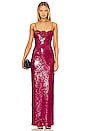 view 1 of 4 Courtney Gown in Magenta
