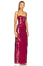view 2 of 4 Courtney Gown in Magenta