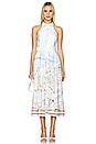 view 1 of 3 Parfait Collar Midi Dress in Print