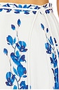 view 6 of 6 Orchid Blues Skirt in Blue Orchid Vines