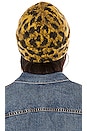 view 2 of 3 Cheetah Beanie in Cheetah Intarsia