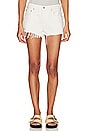 view 1 of 4 X Pam Anderson Mid Rise Relaxed Short in Nakedish