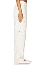 view 3 of 6 Mid Rise Workwear Wide Leg in Distressed Vintage White