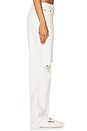 view 3 of 6 Relaxed Long Wide Leg Jeans in Vintage White Destroy