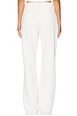 view 4 of 6 Relaxed Long Wide Leg Jeans in Vintage White Destroy